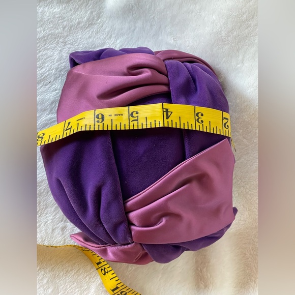 Vintage pink purple fascinator adjustable headband 1950’s rockabilly - Picture 4 of 9